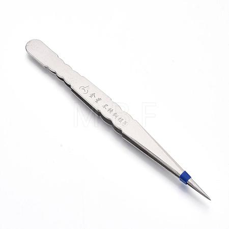 Tarnish Resistant Stainless Steel Beading Tweezers TOOL-R017-1