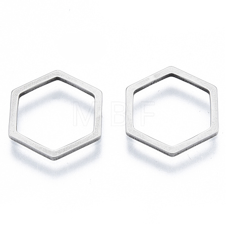 Non-Tarnish 201 Stainless Steel Linking Rings STAS-N090-T03-1-1