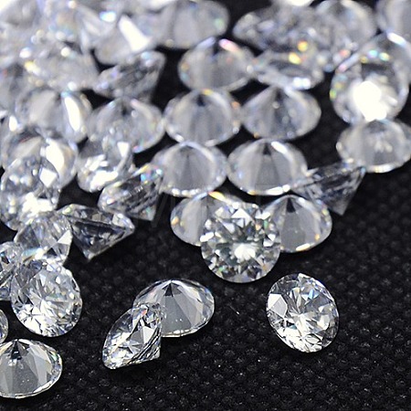 Diamond Shape Grade AAA Cubic Zirconia Cabochons LS-ZIRC-J013-01-5mm-1