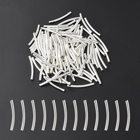100Pcs Brass Tube Beads KK-YW0001-64-1