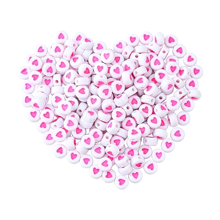 Opaque Acrylic Beads X2-MACR-N008-57F-1