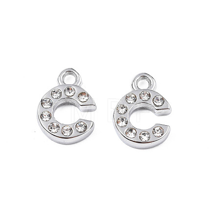 304 Stainless Steel Charms STAS-N095-137C-1