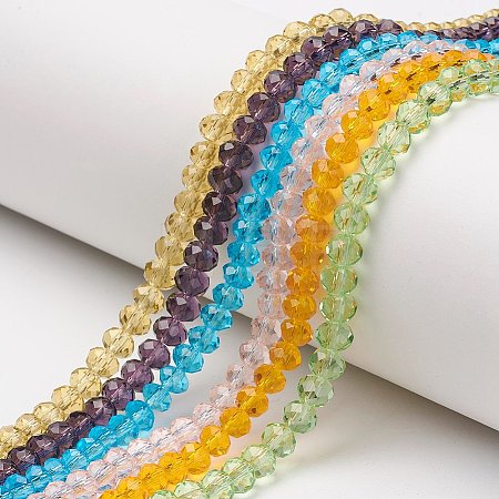 Glass Beads Strands EGLA-A044-T4mm-D-M-1