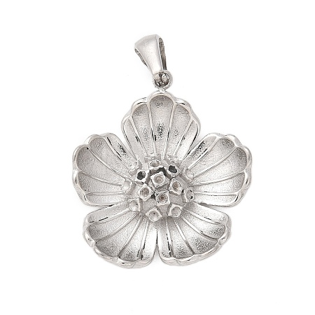 304 Stainless Steel Pendants STAS-Q349-01A-P-1