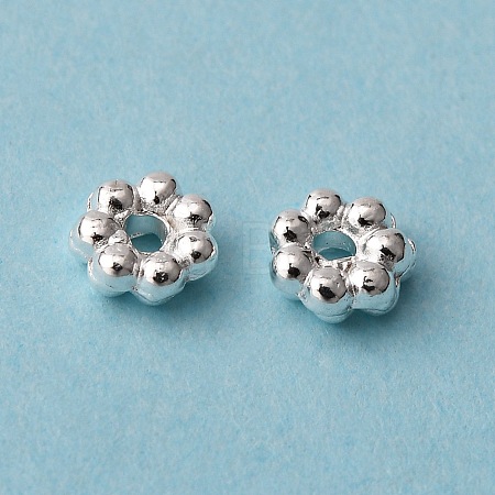 Tibetan Style Alloy Daisy Spacer Beads LF0991Y-S-RS-1