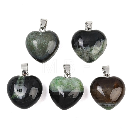 Natural Agate(Dyed & Heated) Pendants GG-K002-03C-1