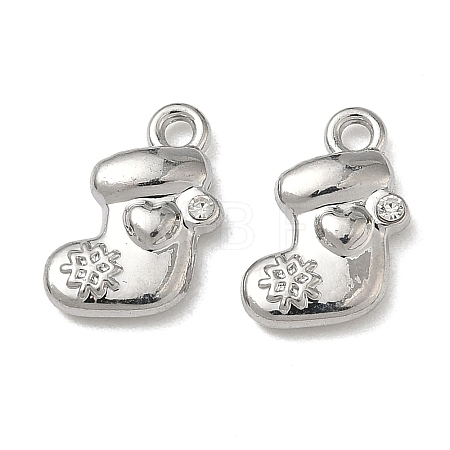 Christmas Alloy Crystal Rhinestone Pendants FIND-L026-01I-P-1