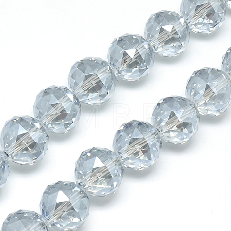 Electroplate Glass Bead Strands EGLA-S137-07-1
