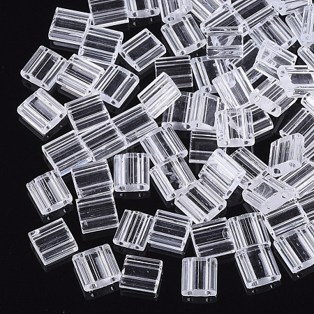 2-Hole Glass Seed Beads SEED-T003-01C-02-1