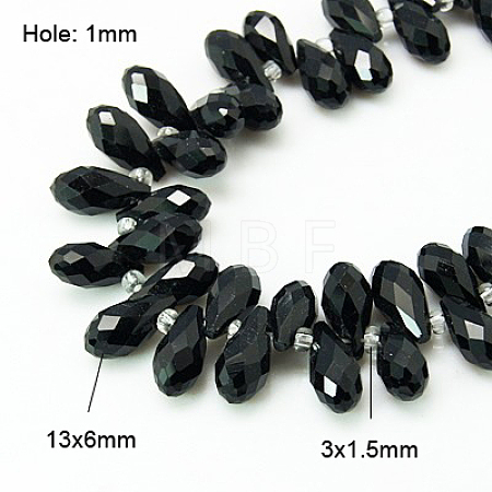 Crystal Glass Beads Strands GLAA-D033-14-1