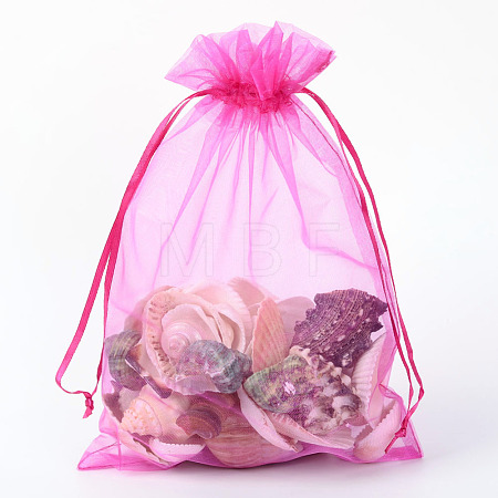 Organza Gift Bags with Drawstring OP-R016-17x23cm-07-1