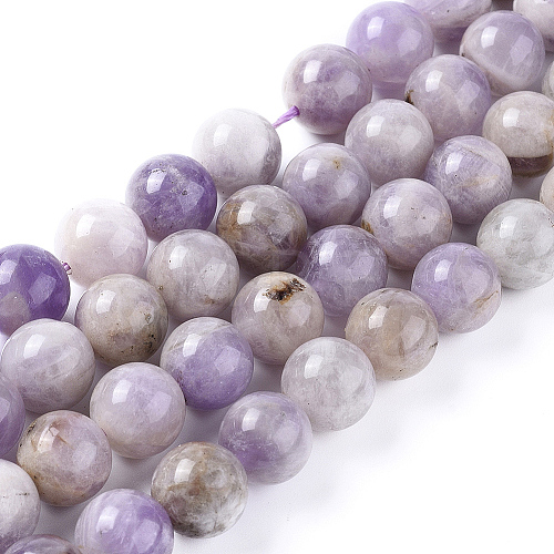 Natural Amethyst Beads Strands X-G-L555-01-6mm-1