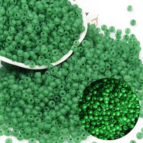 6/0 Luminous Glass Seed Beads SEED-NH0001-01G-1