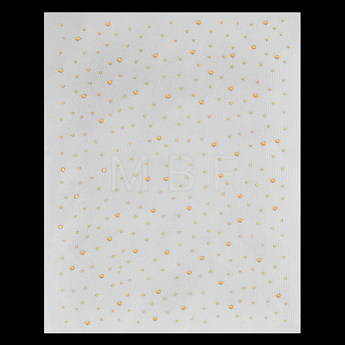 Glitter Hotfix Rhinestone Sheet DIY-WH0308-441B-1