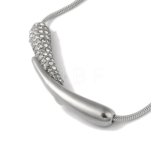 304 Stainless Steel Snake Chain Necklaces NJEW-I126-01P-1