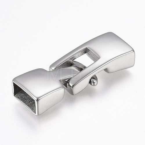 304 Stainless Steel Snap Lock Clasps STAS-F131-31P-1