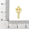 Brass Micro Pave Clear Cubic Zirconia Pendants LS-KK-L238-22G-3