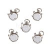 304 Stainless Steel Pendant Rhinestone Claw Charms Settings STAS-B121-01A-P-1