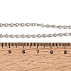 2.5MM Brass Twisted Infinity Link Chain Necklaces for Women NJEW-F366-07A-P-3