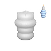 Stacking Round DIY Candle Holder Silicone Molds WG18547-03-1