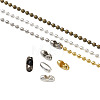 Craftdady DIY Ball Chain Necklace Making Kits KK-CD0001-06-4