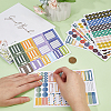 Gorgecraft 12 Sheets 4 Styles Paper Planner Stickers STIC-GF0001-18-3