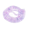 Ombre Effect Dyed Glass Beads Strands X-GLAA-Q106-05A-A11-2