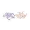 Transparent Acrylic Bead Caps X-DIY-B073-08-2