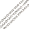 Tarnish Resistant 304 Stainless Steel Cable Chains CHS-R008-13-1