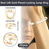 20Pcs Brass Open Jump Rings KK-BBC0023-10B-2