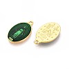 Brass Enamel Pendants KK-S345-179-3