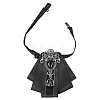 1Pc Detachable Polyester & Zinc Alloy & Glass Bowties Shoulder AJEW-HY0003-56-1