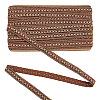 Polyester Centipede Braided Wavy Ribbon OCOR-WH0070-319B-1