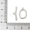 Brass Toggle Clasps KK-CBAFC6C-07F-P-4