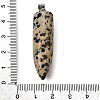 Natural Dalmatian Jasper Pointed Pendants G-F820-12K-3