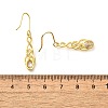Oval Brass Micro Pave Clear Cubic Zirconia Stud Earrings EJEW-R018-05G-5