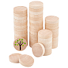 Unfinished Schima Wooden Round Pieces LS-WOOD-WH0027-73-1