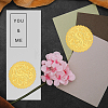 Self Adhesive Gold Foil Embossed Stickers DIY-WH0211-320-6