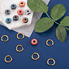 DIY Gemstone Beaded Hoop Earring Making Kits DIY-SW0001-06-5