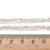 Electroplate Transparent Glass Beads Strands EGLA-P061-04C-AB02-4