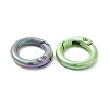 Spray Painted Alloy Spring Gate Ring X-PALLOY-H131-10-3