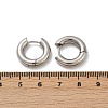 202 Stainless Steel Polishing Hoop Earrings EJEW-M106-02P-01-5