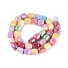Anti-Tarnish Electroplate Glass Beads Strands EGLA-N027-03A-01-2