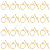 20 Sets Eco-friendly Brass Toggle Clasps KK-DC0002-29-1