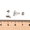 304 Stainless Steel Stud Earrings EJEW-H161-01P-G-5
