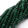 Dyed Natural Malaysia Jade Rondelle Beads Strands X-G-E316-2x4mm-05-3