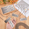 10Pcs 1Bag 304 Stainless Steel Pendants STAS-FG0001-11-3