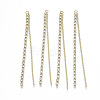 Brass Rhinestone Cup Chain Big Pendants X-KK-R129-06G-1