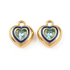 304 Stainless Steel Enamel Pendants STAS-C158-15G-06-1