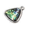 304 Stainless Steel & Natural Paua Shell Pendants SH-CBA7184-01E-P-2